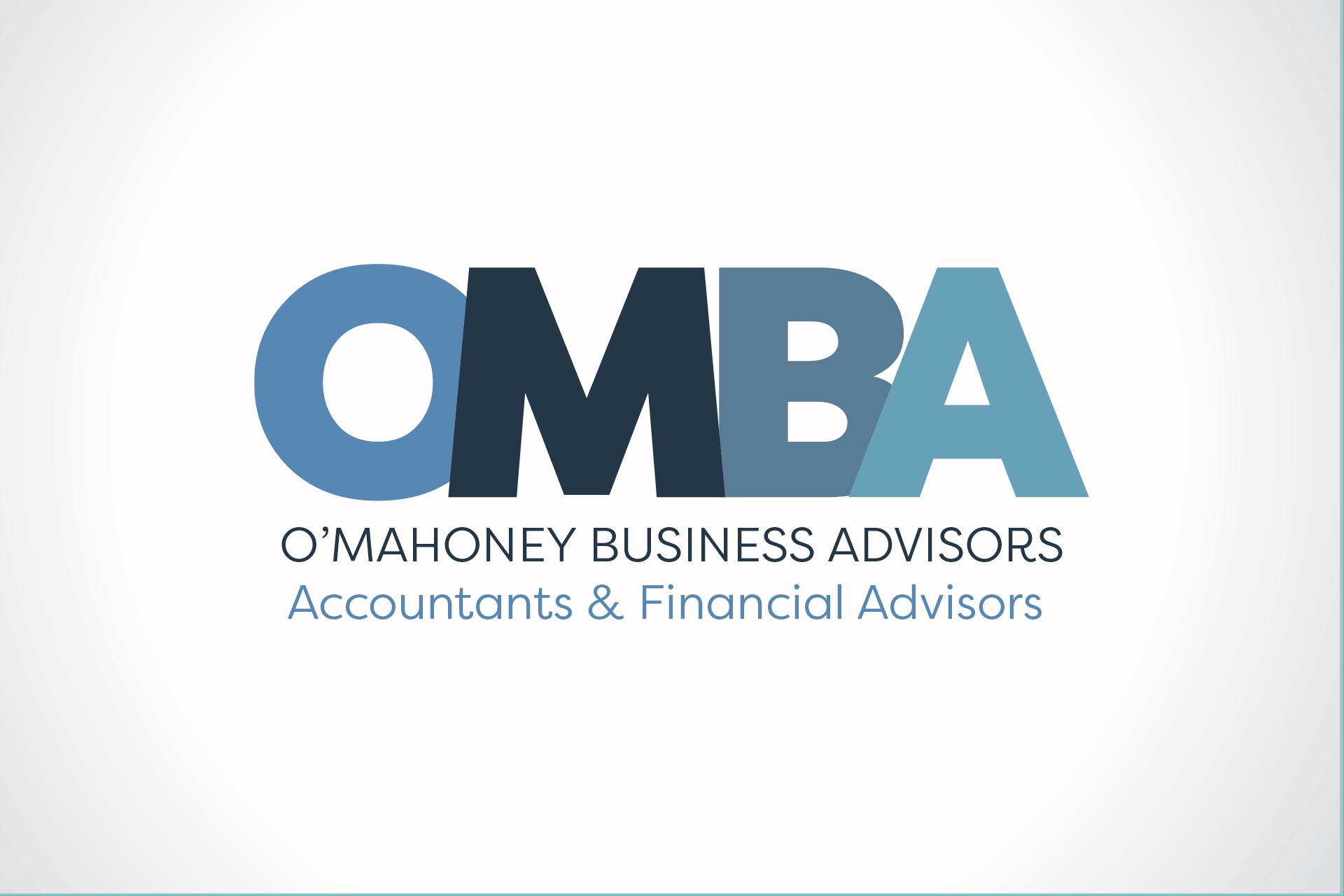 OMBA O'Mahoney Business Advisors logo branding